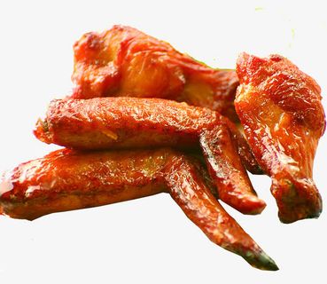 新奥尔良烤翅素材免抠