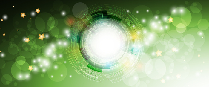 绿色超炫科技背景高清