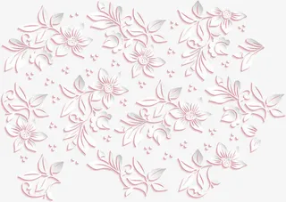 立体花卉矢量素材免抠