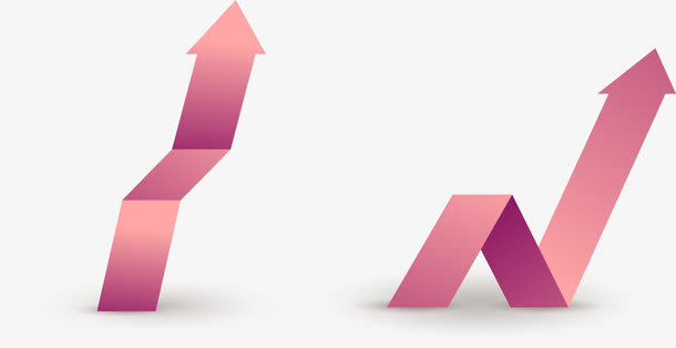 矢量手绘向上箭头免抠