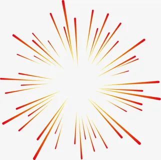 几何烟花素材免抠