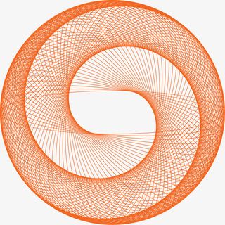 镂空圆形卡通设计免抠