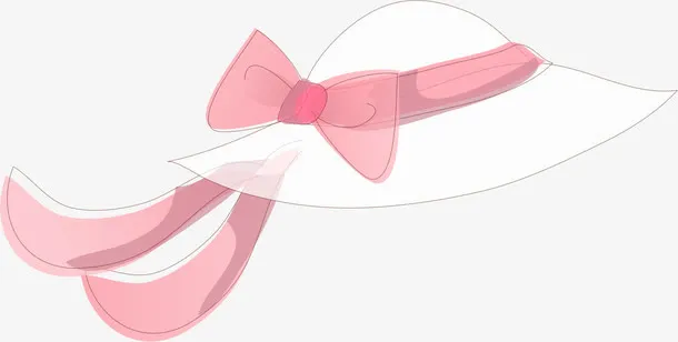 粉色帽子免抠