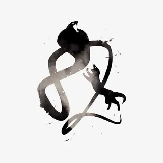 墨水蛇与老虎斗争免抠