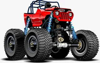 矢量卡丁车免抠