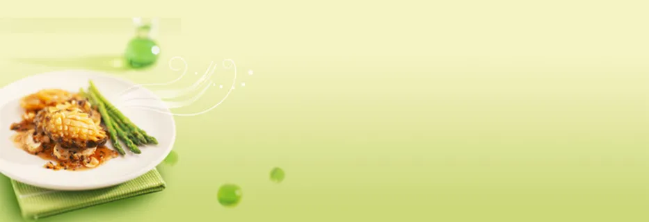 食物清新背景banner高清