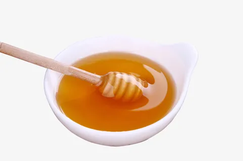 色泽透亮的蜂蜜免抠