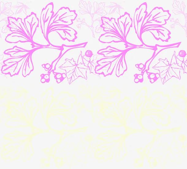 紫色花纹底纹免抠