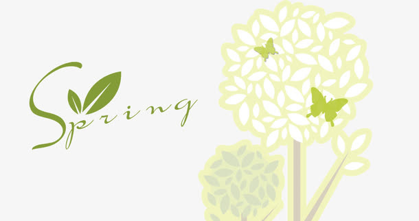 春季Spring英文字体下载免抠