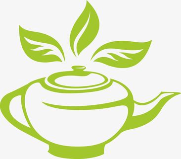 茶叶底纹一片茶叶免抠