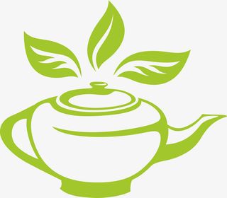 茶叶底纹一片茶叶免抠