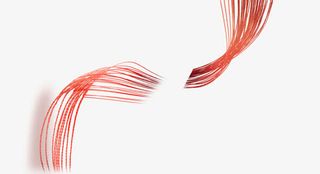 丝带渐变线条彩带免抠