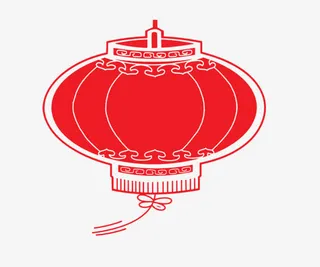 过年红灯笼免抠