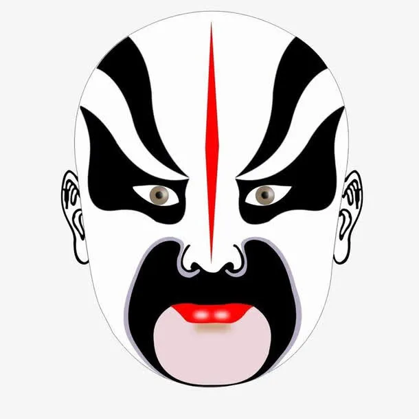 中国川剧脸谱免抠