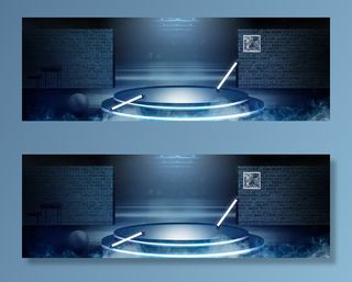 淘宝黑色酷炫数码3c海报模板高清