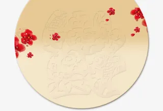 中国风圆形底纹免抠