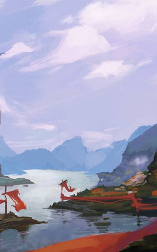 手绘场景H5背景高清