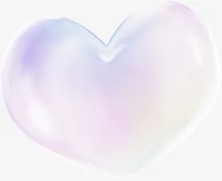 炫彩的气泡心心免抠节日情人节元素