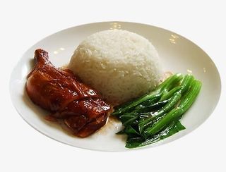 卤味烧鸭腿饭免抠