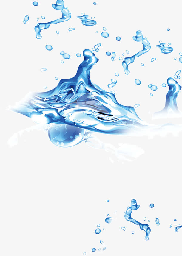散落的水珠免抠