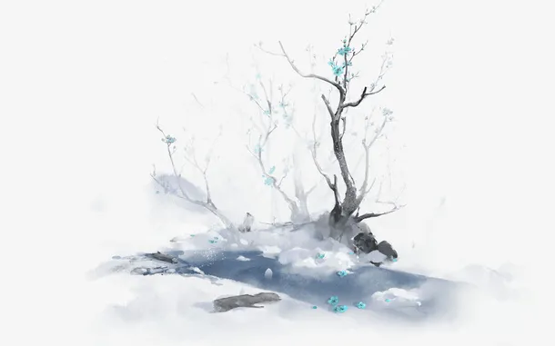 雪树 古风情缘免抠