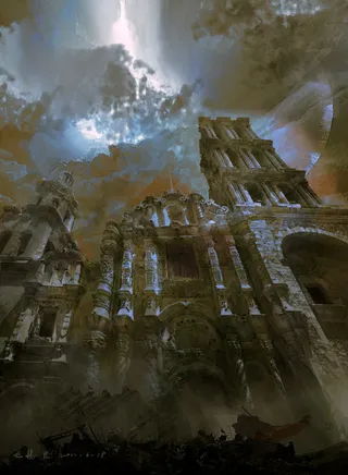 游戏原画气氛场景免抠