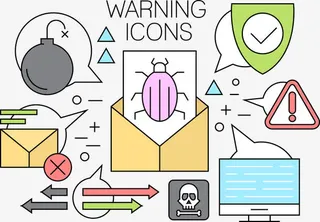 计算机病毒黑客图标图标免抠