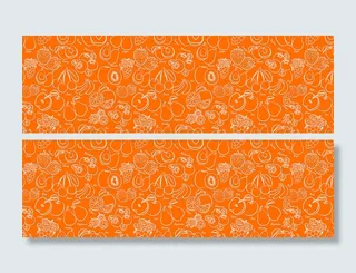 卡通水果底纹高清