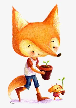 拟人小狐狸免抠