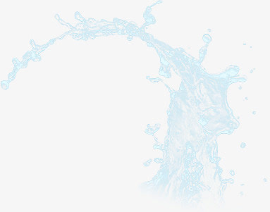 白色水纹白色水花免抠