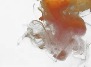 橘色烟雾效果免抠