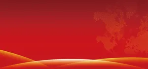 红色花纹会议背景免抠背景banner海报元素