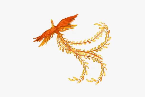 中国古典凤凰-1免抠