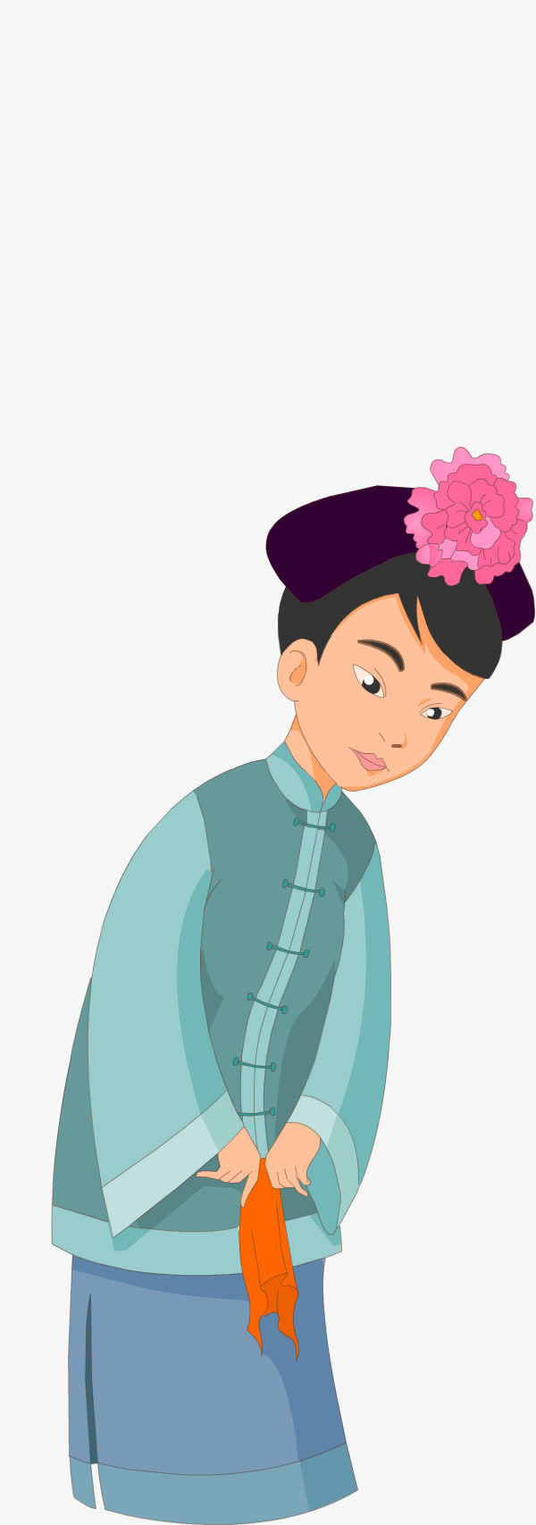 卡通古人免抠