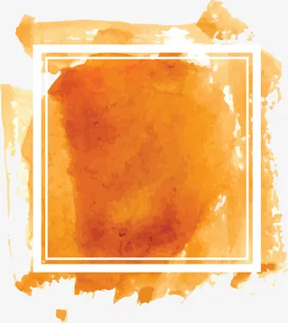 创意水彩标签设计装饰插画免抠