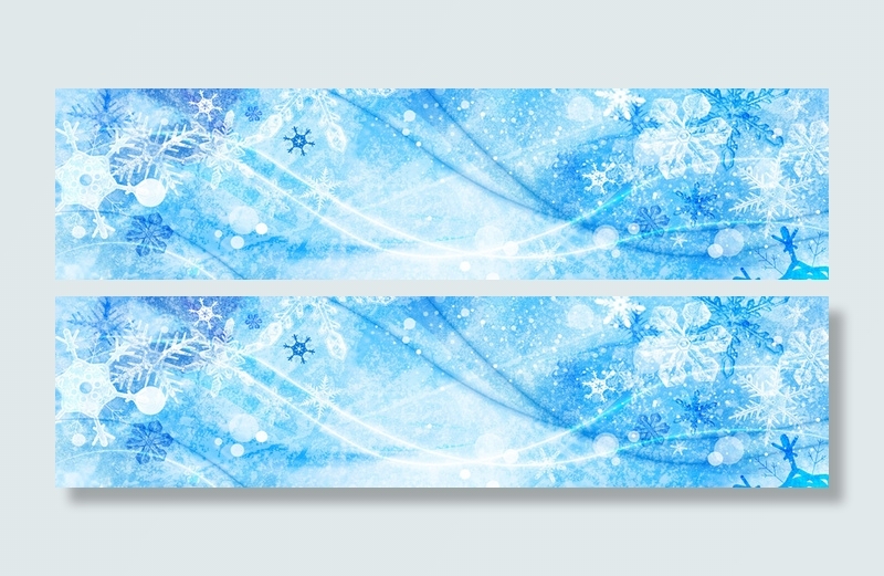 冰雪创意banner背景图高清