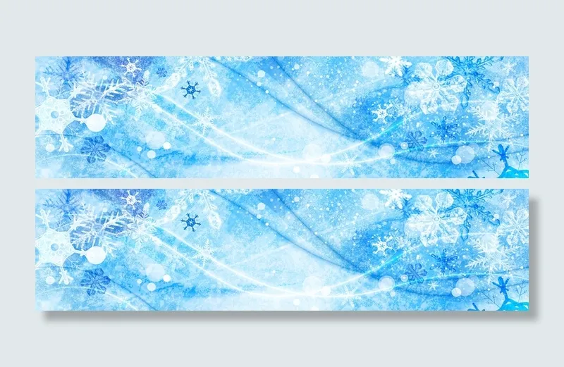 冰雪创意banner背景图高清