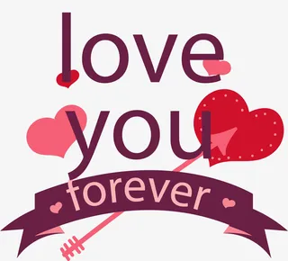 情人节中箭的爱心免抠