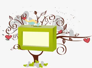 矢量公告板免抠