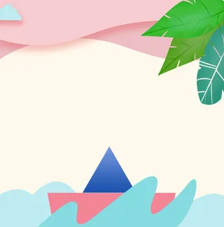 小清新促销海报免抠