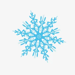 花纹底纹 雪花 装饰图案 淡蓝色免抠