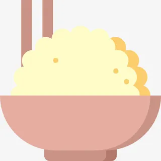 简约米饭设计图标免抠