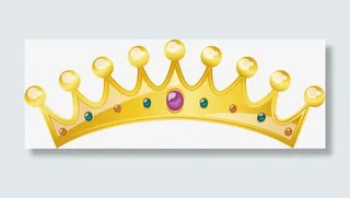 矢量图金色皇冠免抠