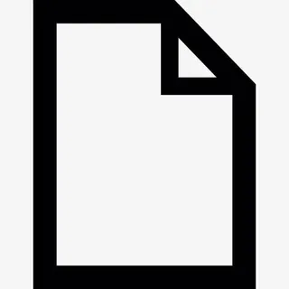 纸张的轮廓图标免抠