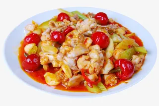 美味爆炒牛蛙泡椒牛蛙免抠