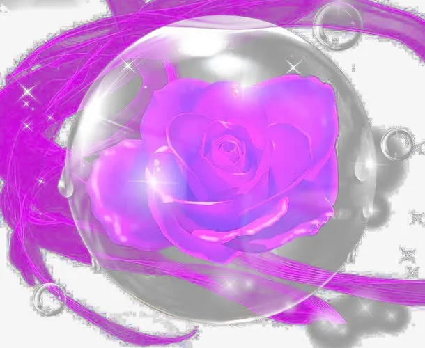 梦幻花纹免抠