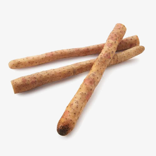 三个铁棍山药免抠