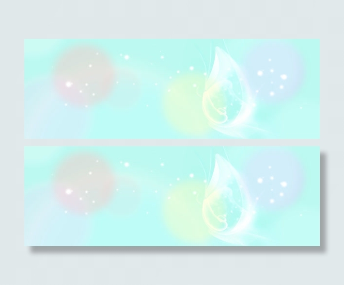 科技光晕唯美背景banner免抠