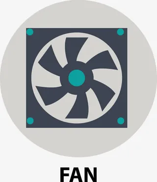 换气扇电风扇图标免抠