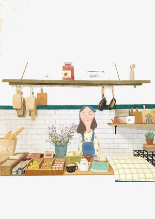 做饭的妈妈免抠